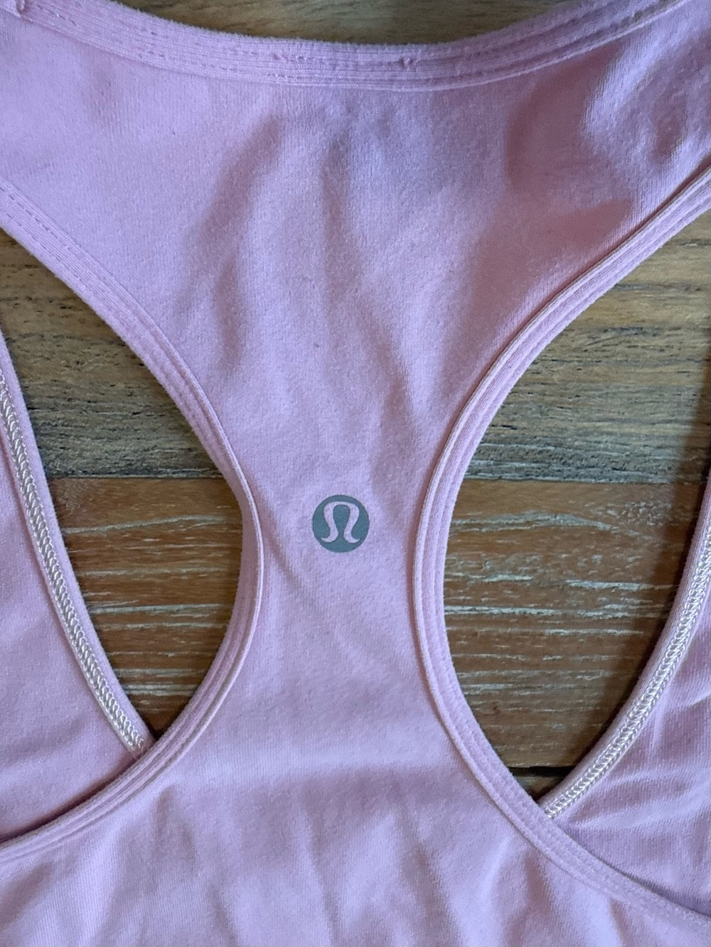 lululemon athletica Light Pink Racerback Sports Bra